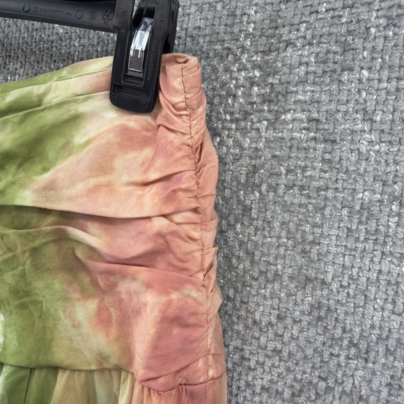 Twelfth Street by Cynthia Vincent Women's Large Tie-dye Ruched Full Maxi Skirt - Picture 6 of 12